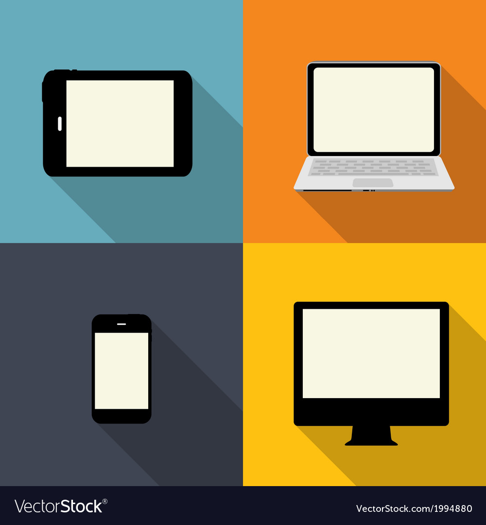 Computing concept on different electronic devices