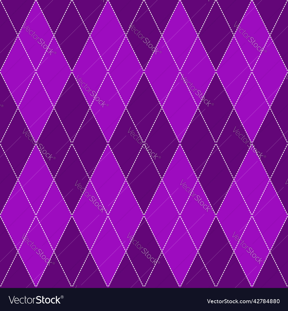 Seamless violet pattern with white lines