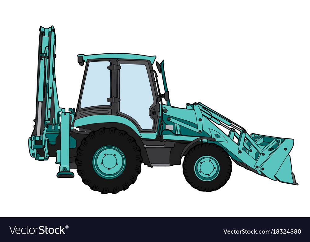 Technical draw of tractor