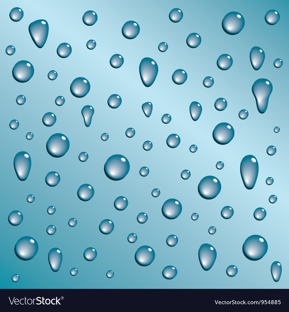 Background from the drops Royalty Free Vector Image