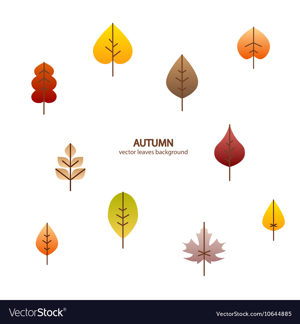 Fall leaves tree background