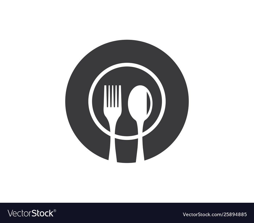 Forkspoon logo Royalty Free Vector Image - VectorStock