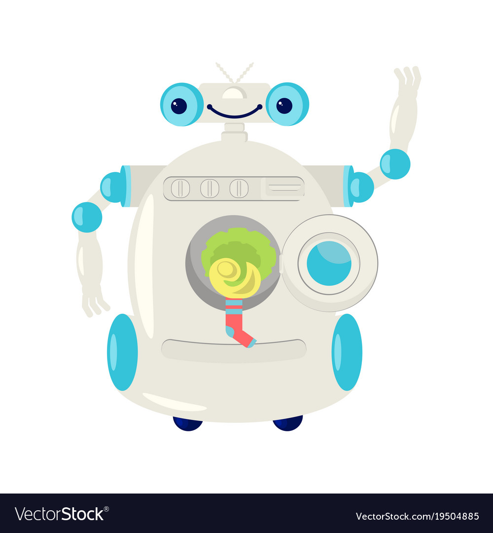 Home fashion robot vector