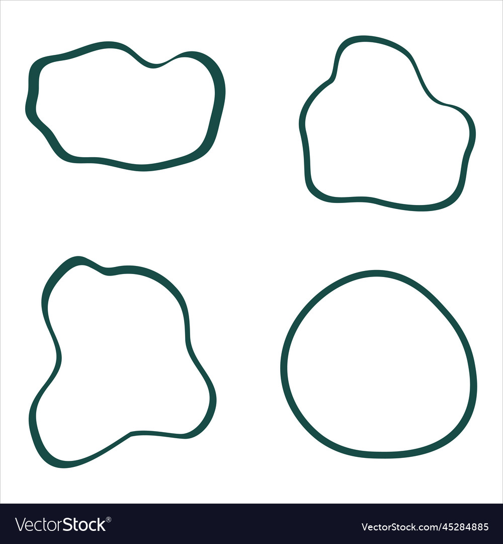 Irregular shapes Royalty Free Vector Image - VectorStock