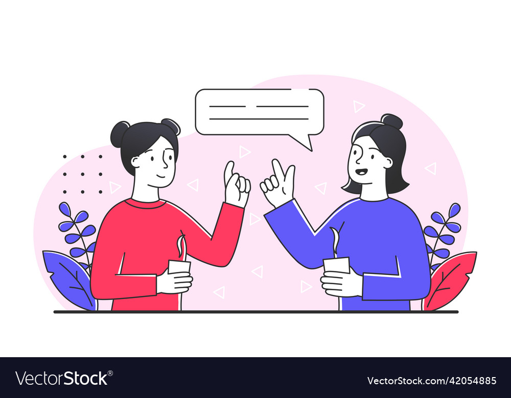 Frauen mit Getränken vector image Frauen mit Getränken