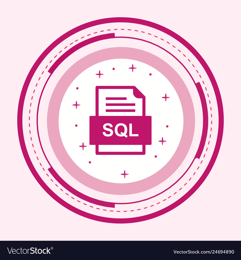 Sql file document icon