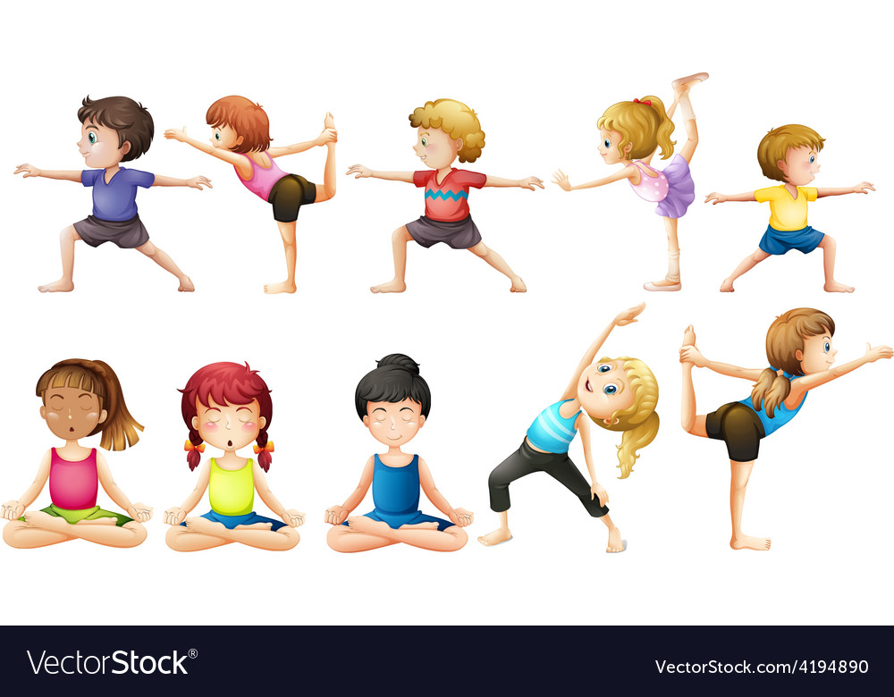 Yoga Royalty Free Vector Image - VectorStock