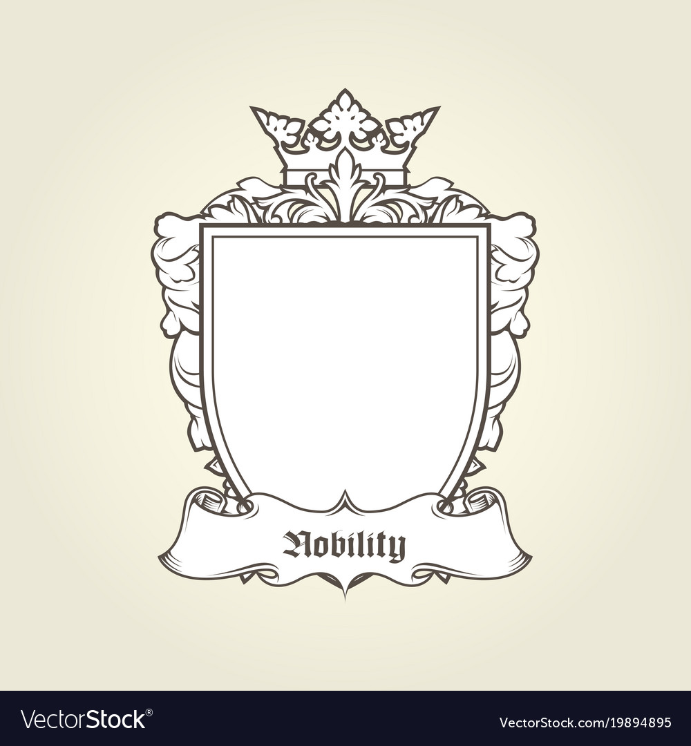 shield crest template