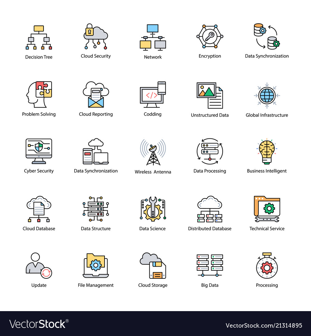 Data Science Icons Set
