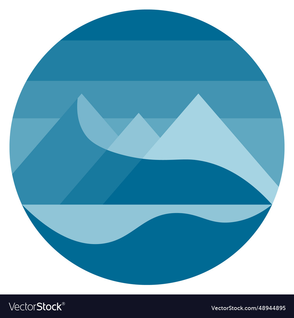 Mountain logo Royalty Free Vector Image - VectorStock