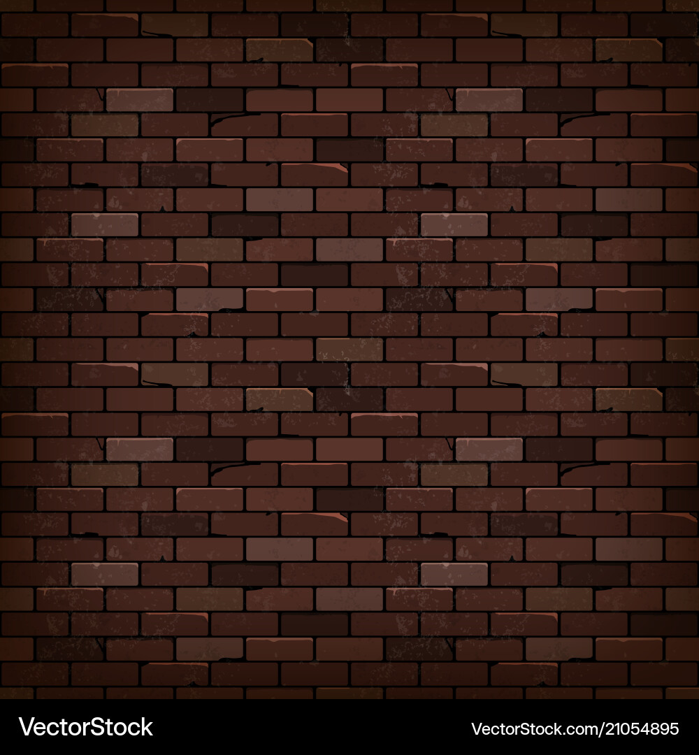 Red brick wall background Royalty Free Vector Image