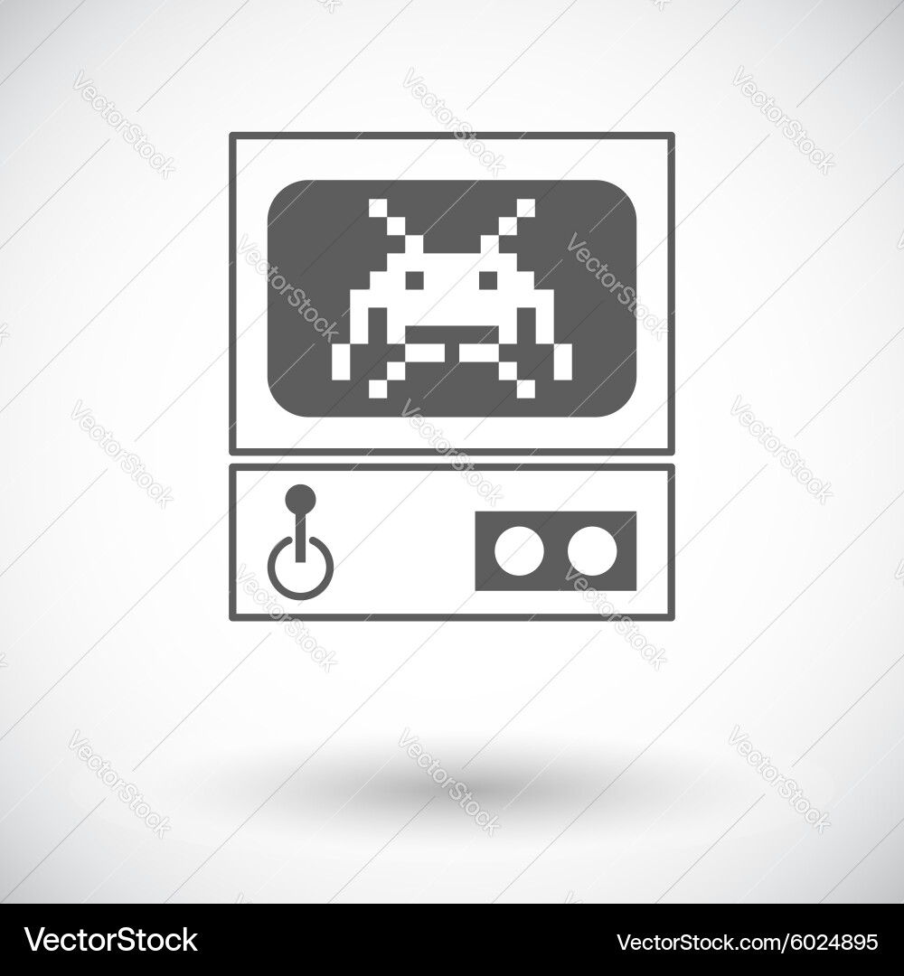 Retro arcade machine Royalty Free Vector Image