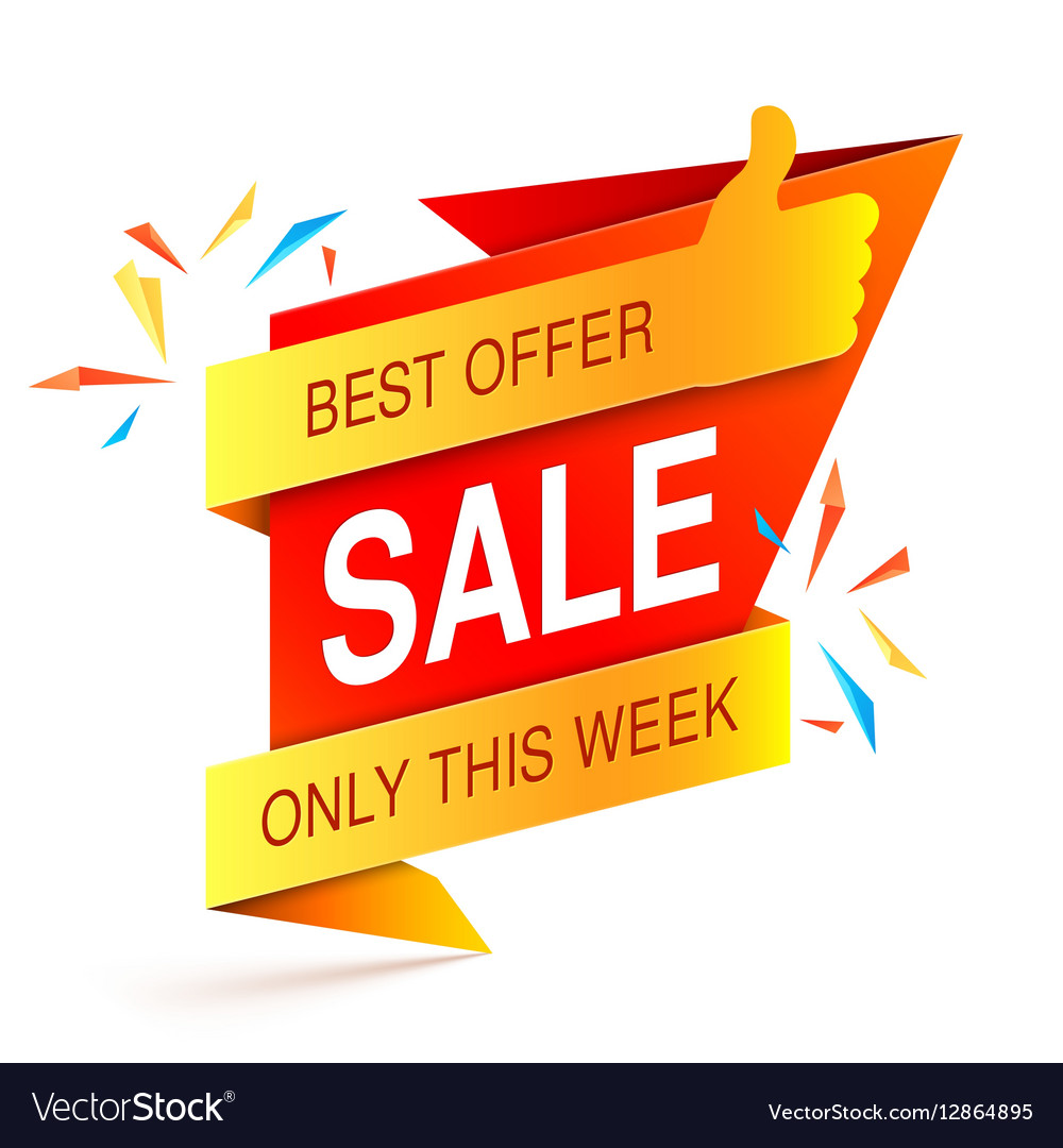 Sale event banner