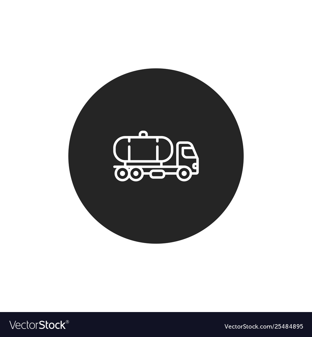 Tank truck icon