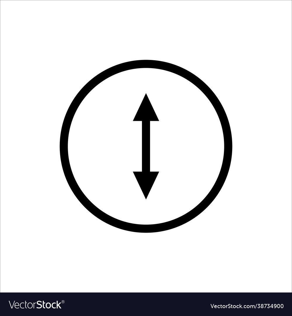 An icon with a multidirectional arrow in circle