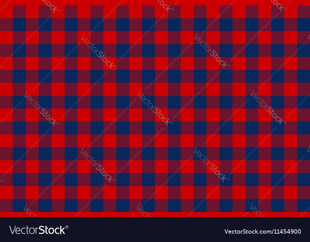 Blue red check seamless background