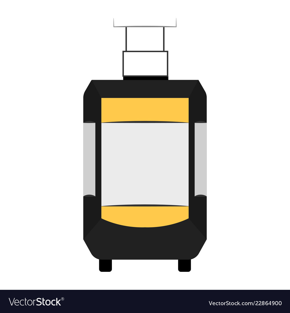 Front view of a train