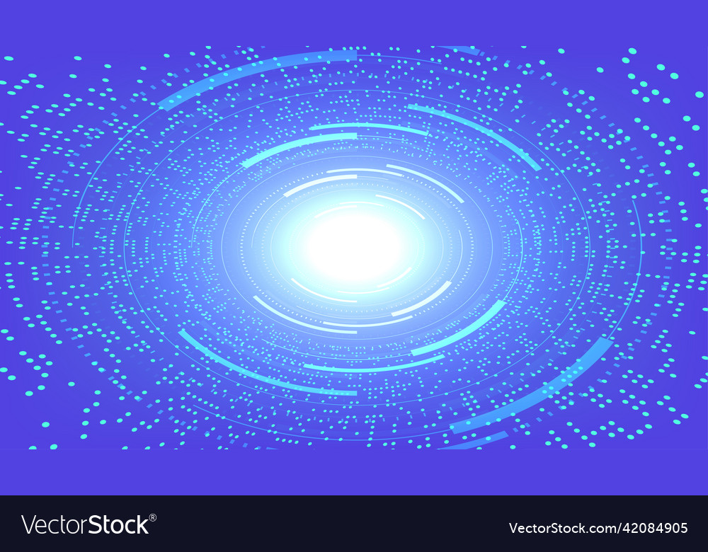 Futuristic background with dots combination vector image Futuristic background with dots combination