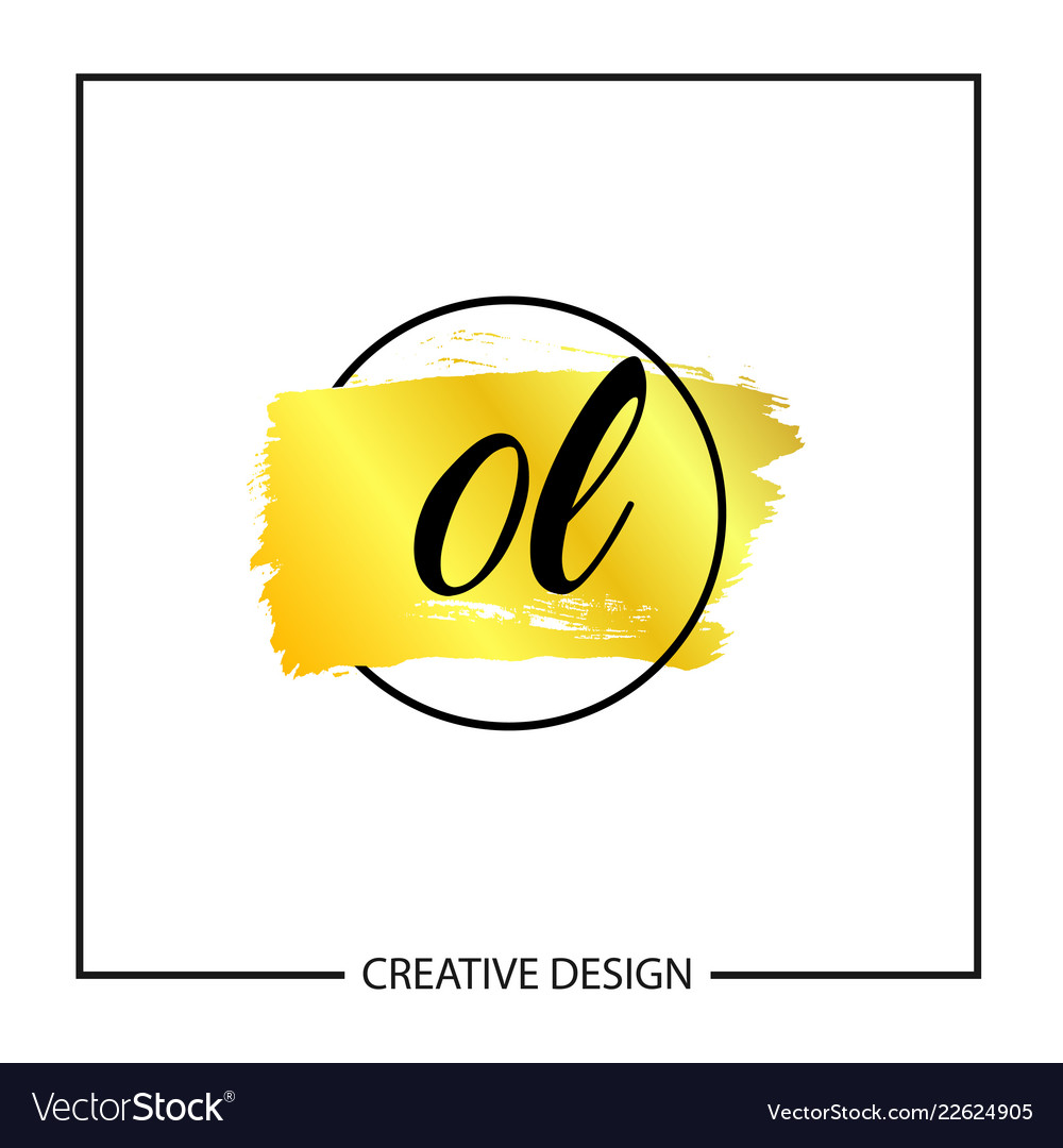 Original Buchstaben ol Logo Vorlage Design vector image Original Buchstaben ol Logo Vorlage Design