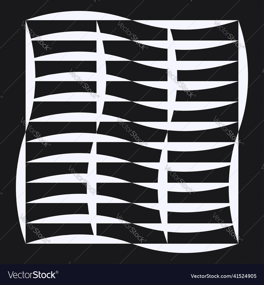 Irregular grid mesh with random lines squares vector image Irregular grid mesh with random lines squares