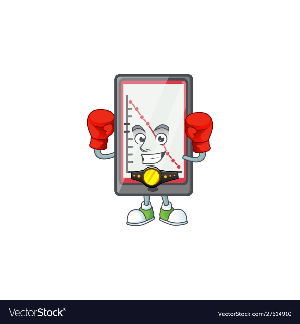 Boxing down chart vertical tablet character style