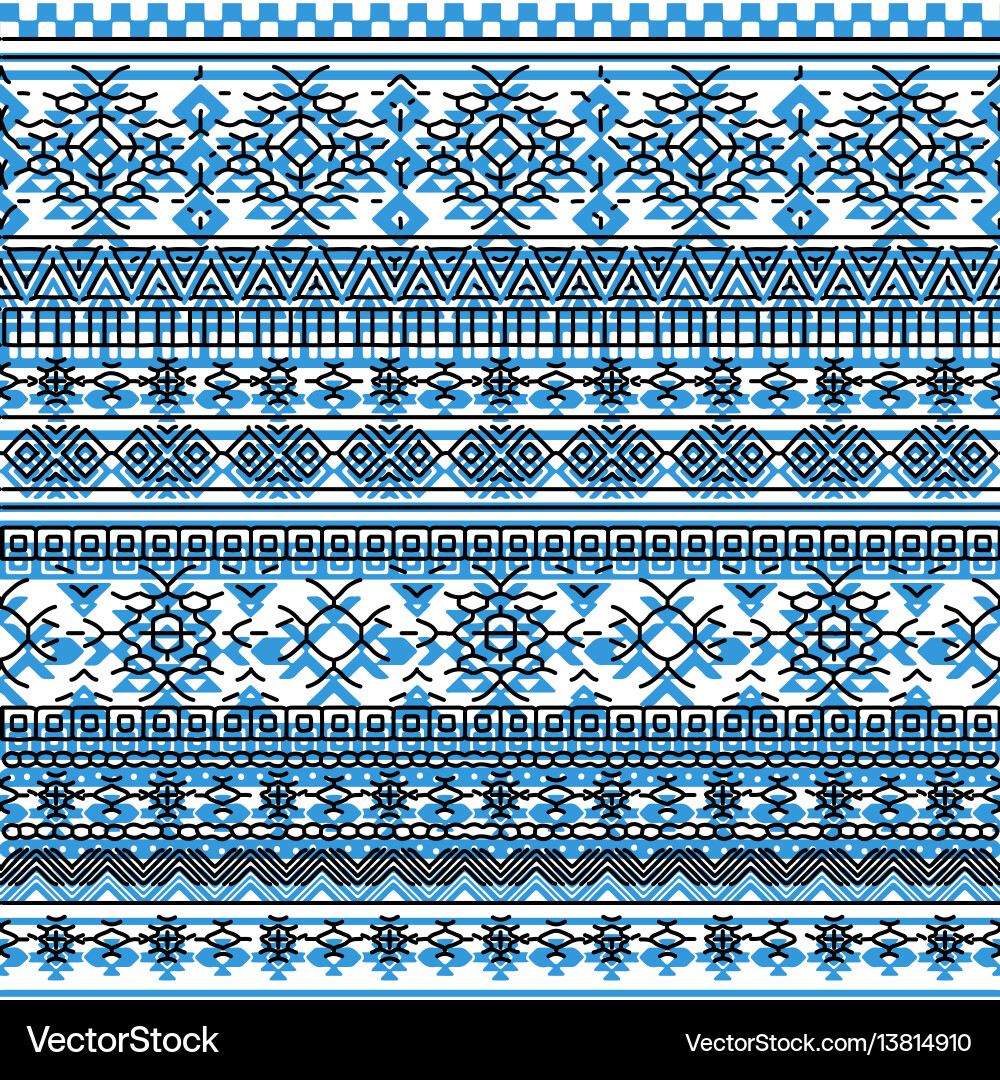 Ethnic seamless pattern Royalty Free Vector Image