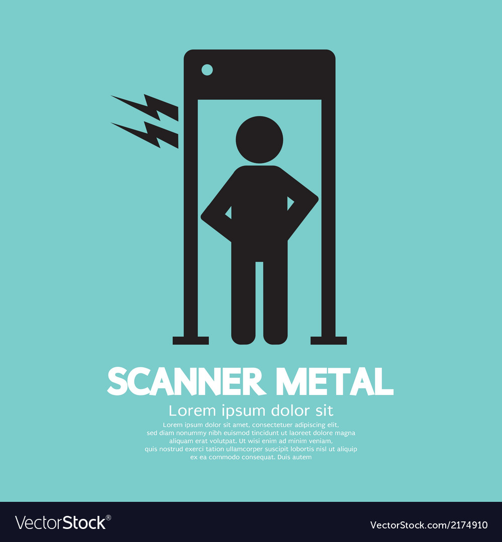 Metal scanner gate