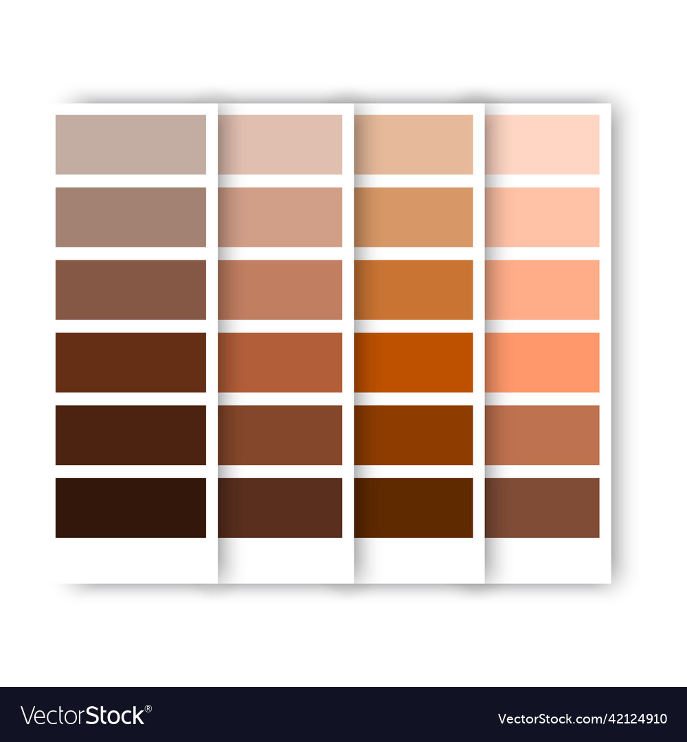 Orange Palette für Webdesign bunt