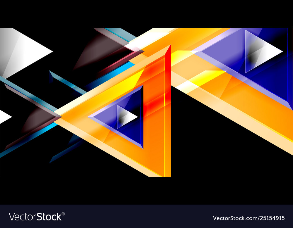 3d triangular minimal abstract background vector image 3d triangular minimal abstract background