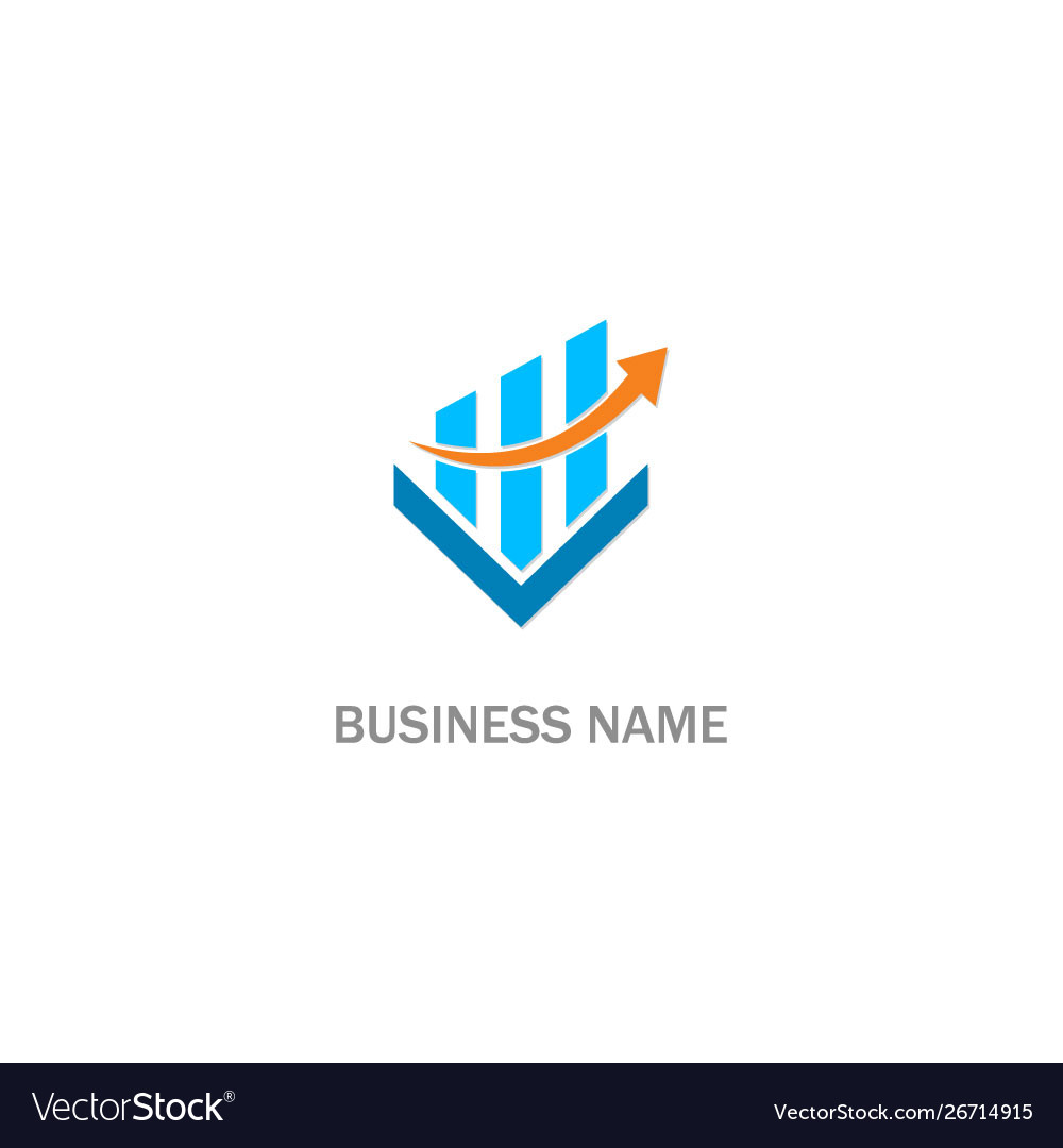 Business arrow progress company logo