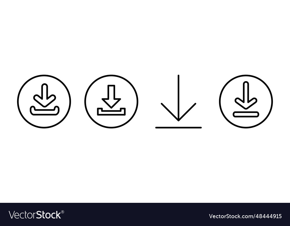 Icon herunterladen vector image Icon herunterladen