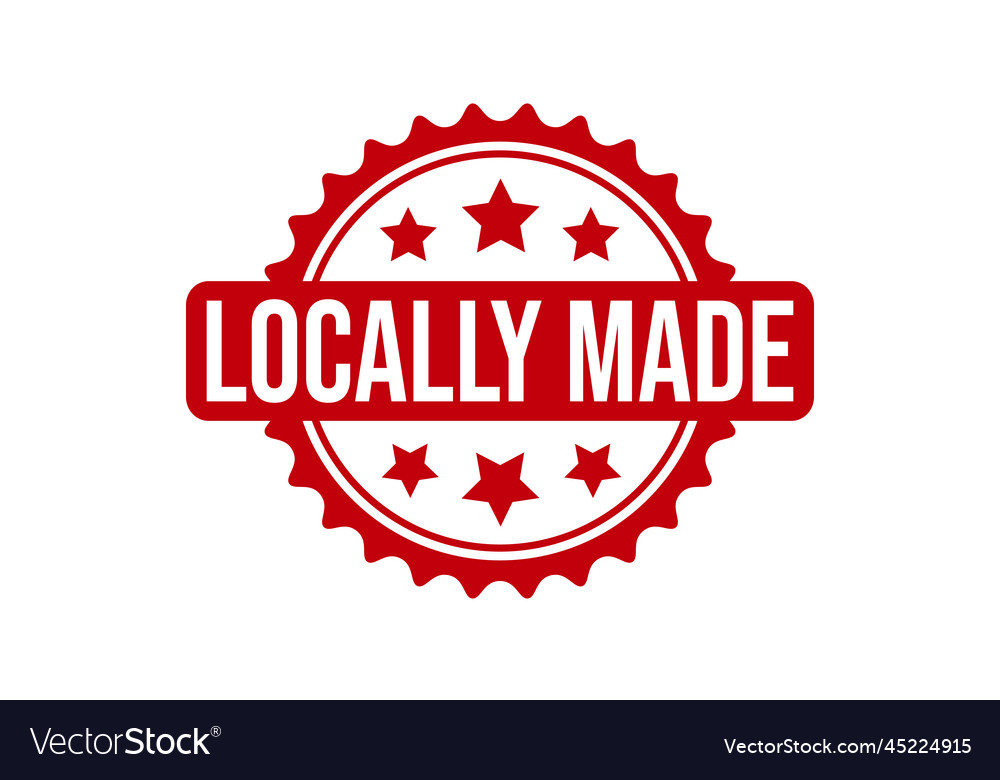 Locally made rubber stamp seal