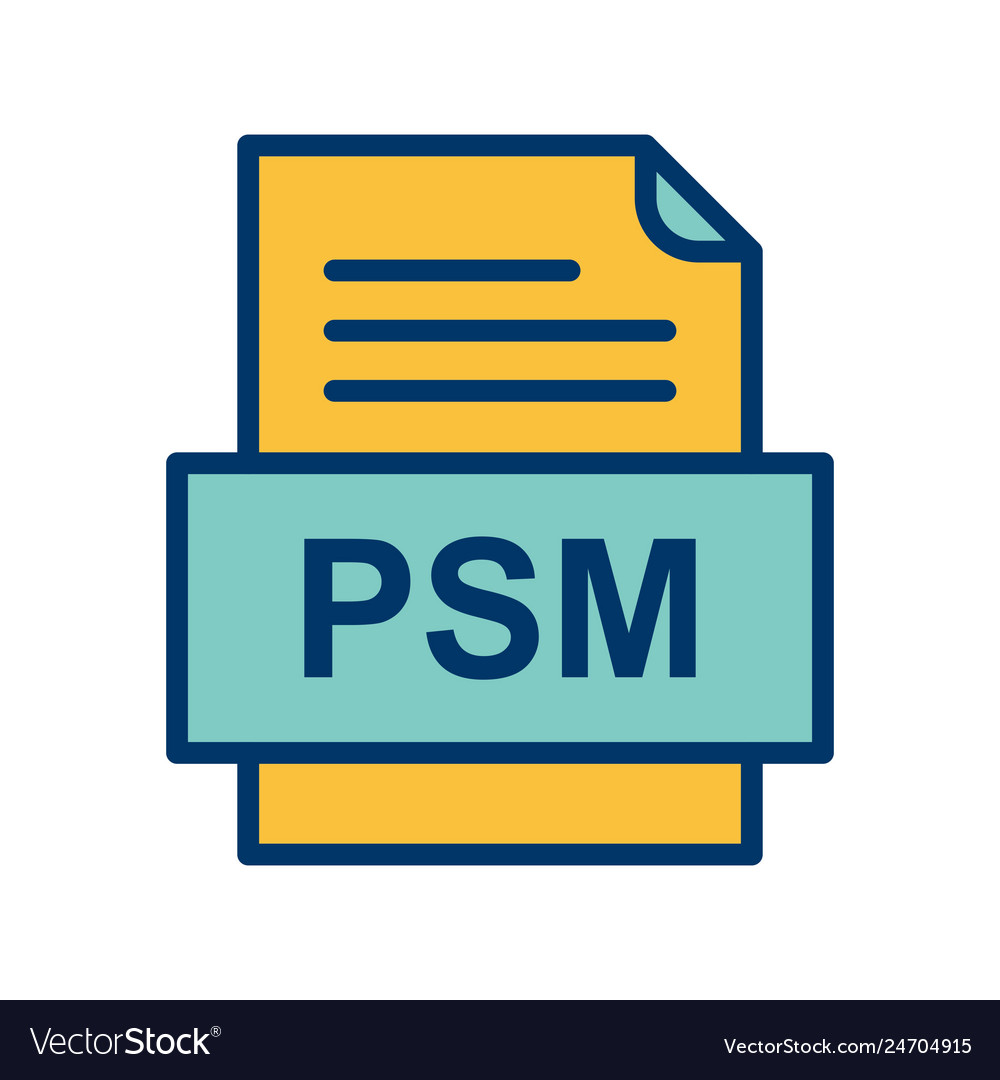 Psm file document icon