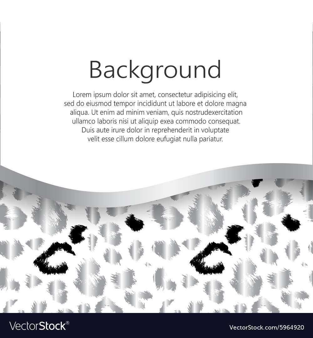 Abstract background with leopard print design
