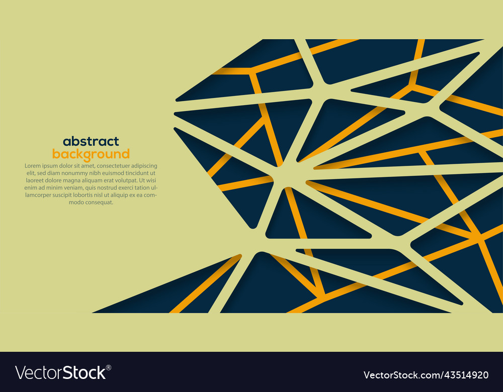Banner design with hexagon pattern vector image Banner design with hexagon pattern