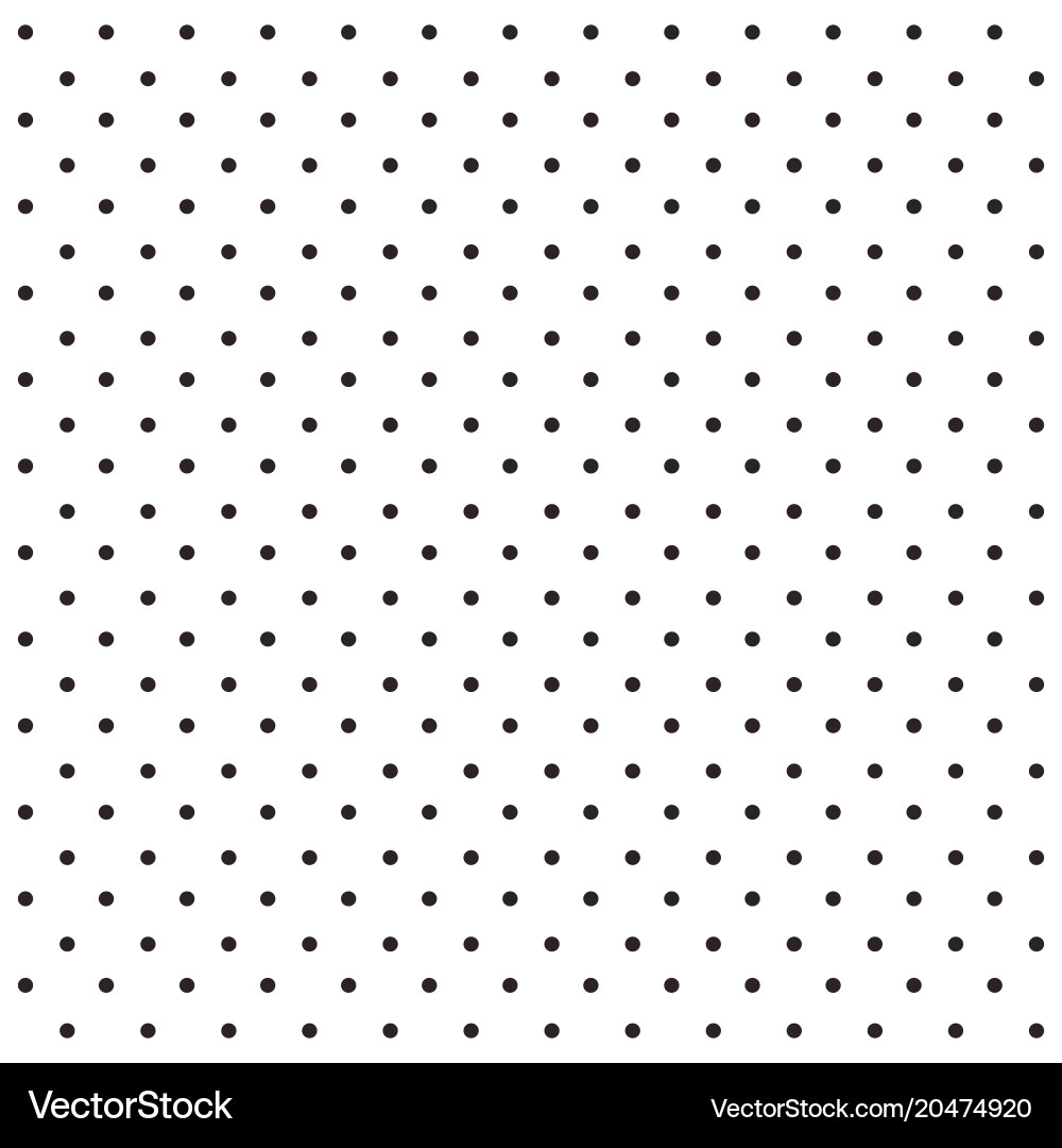 Black seamless polka dots pattern Royalty Free Vector Image