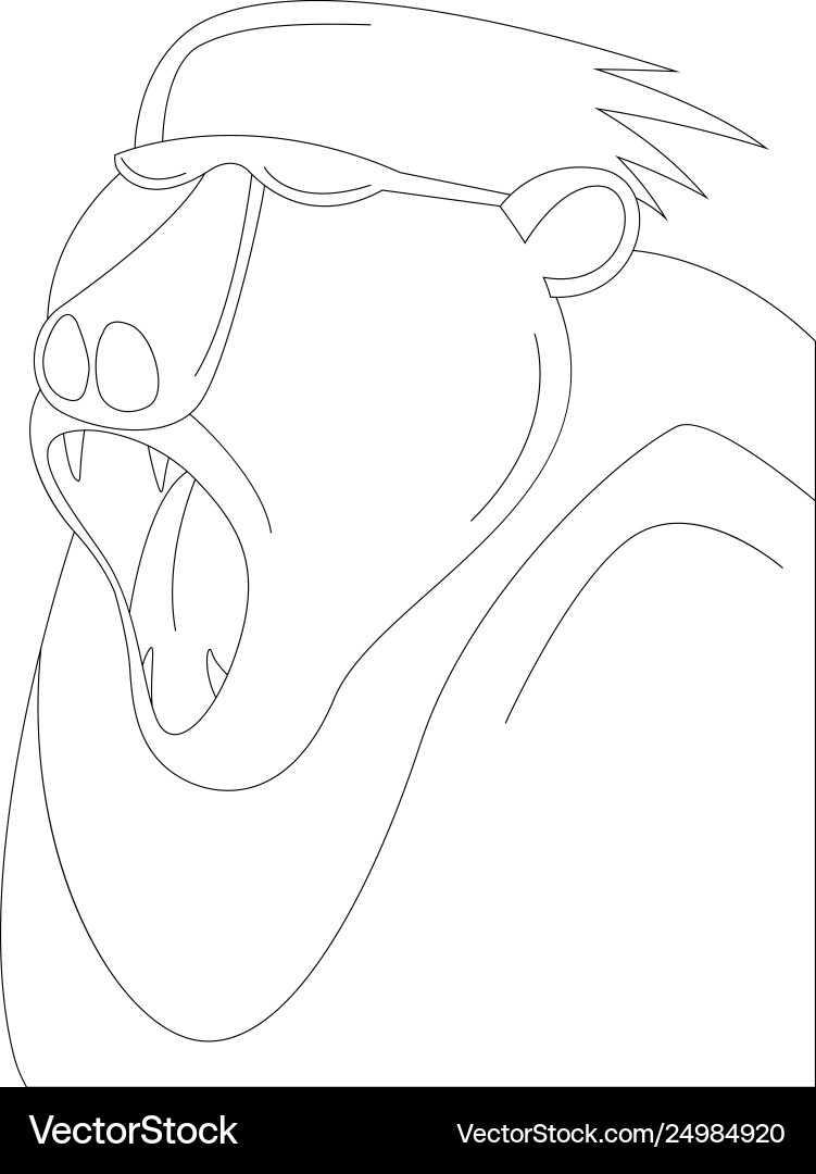 Monkey hipster Royalty Free Vector Image - VectorStock