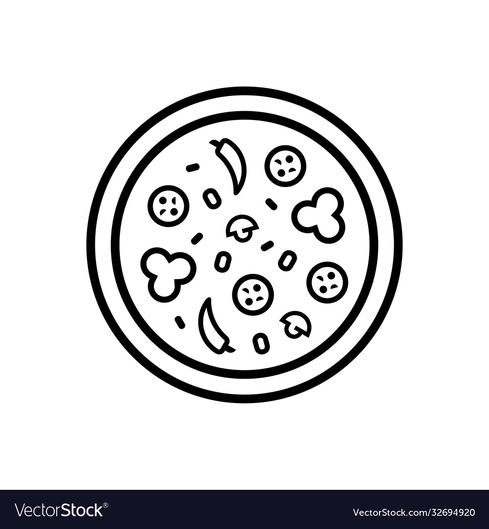 Pizza logo Royalty Free Vector Image - VectorStock