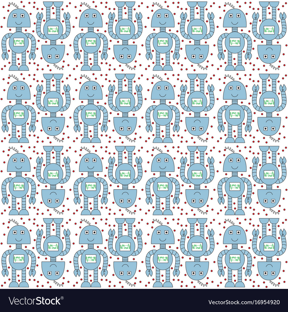Seamless robots pattern