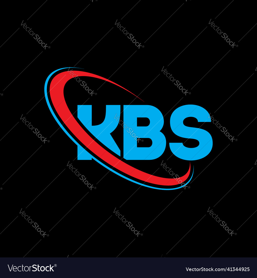 Kbs logo letter design Royalty Free Vector Image