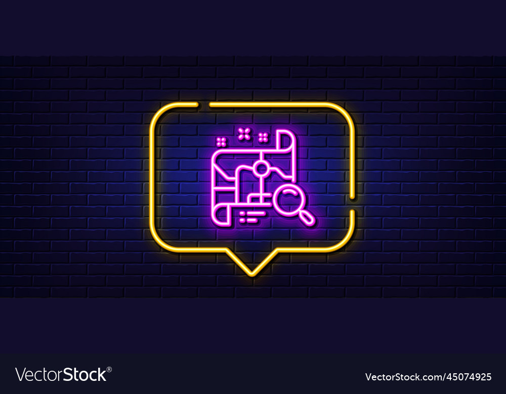 Search map line icon find location address sign vector image Search map line icon find location address sign