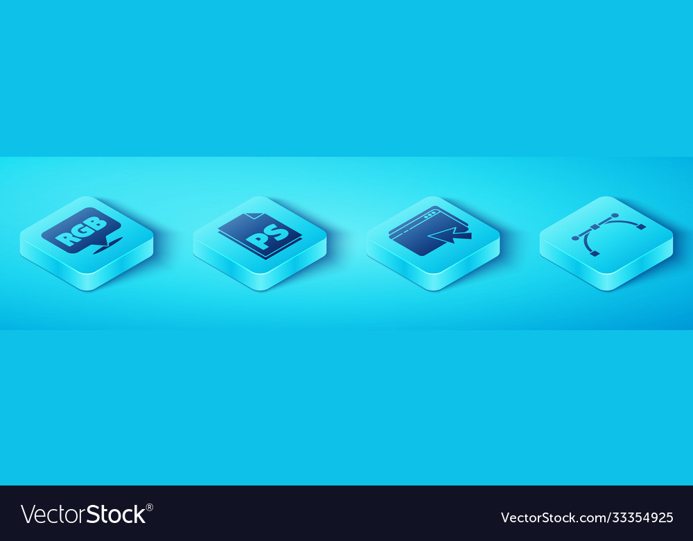 Set isometric speech bubble with rgb and cmyk ps vector image Set isometric speech bubble with rgb and cmyk ps