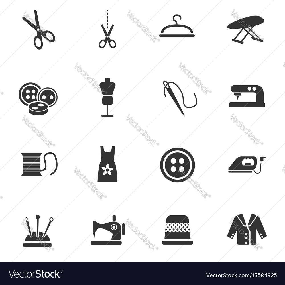 Tailoring icon set