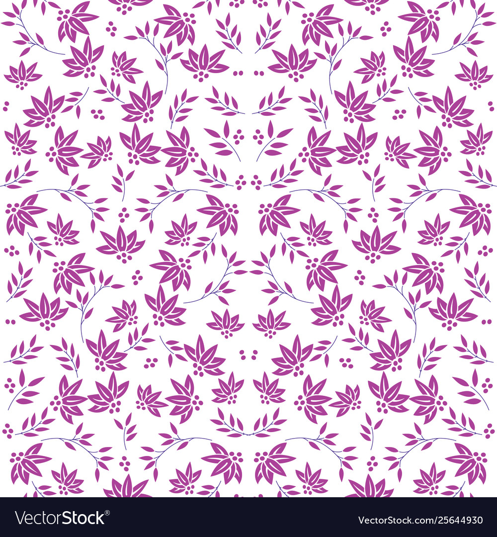 Beautiful seamless damask floral pattern