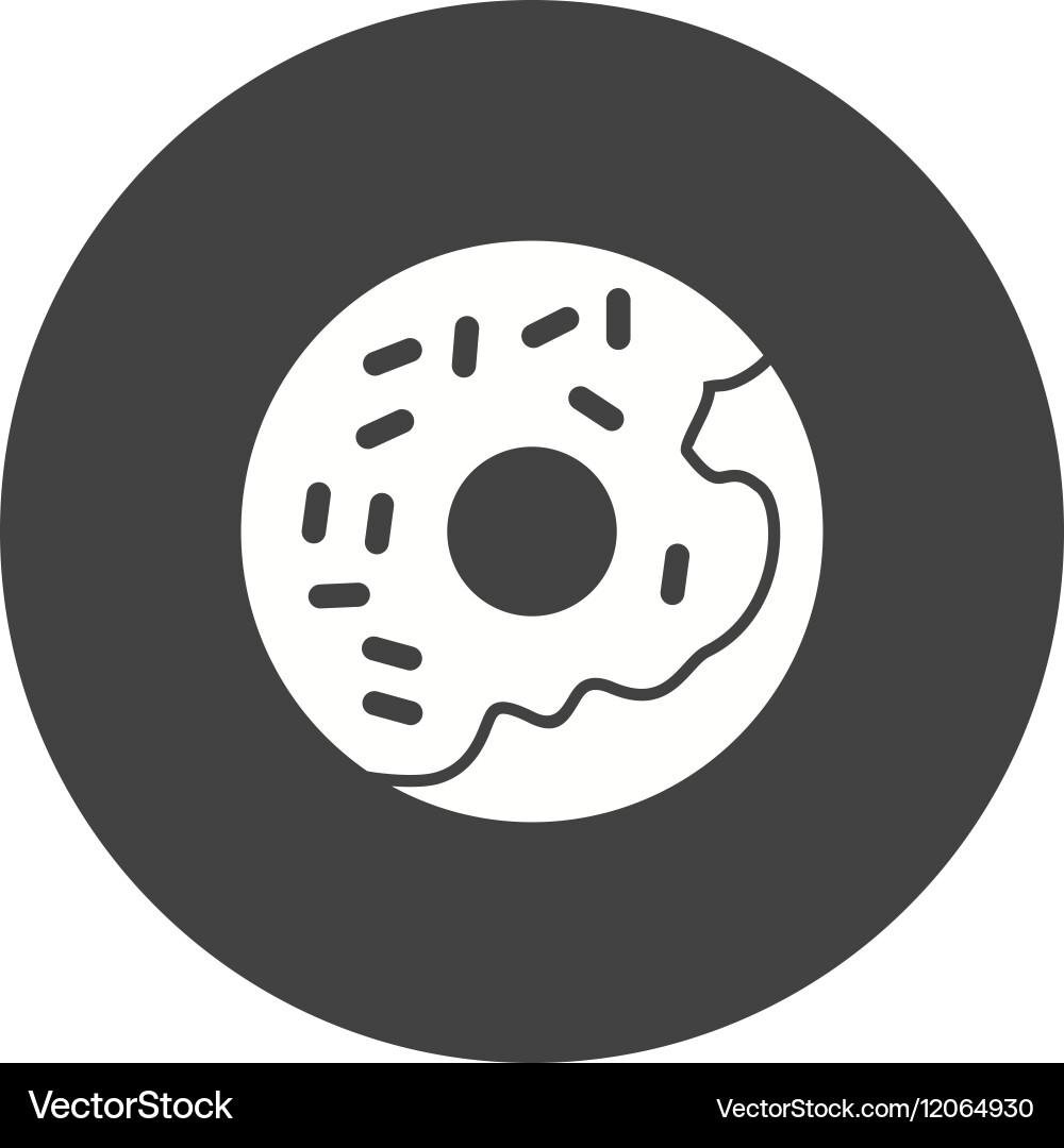 Doughnut Royalty Free Vector Image - VectorStock