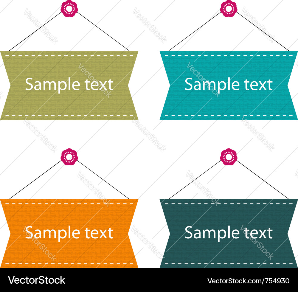 Frames set Royalty Free Vector Image - VectorStock