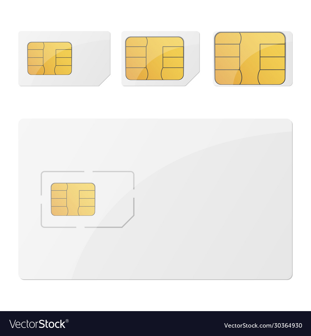 Sim card Royalty Free Vector Image - VectorStock