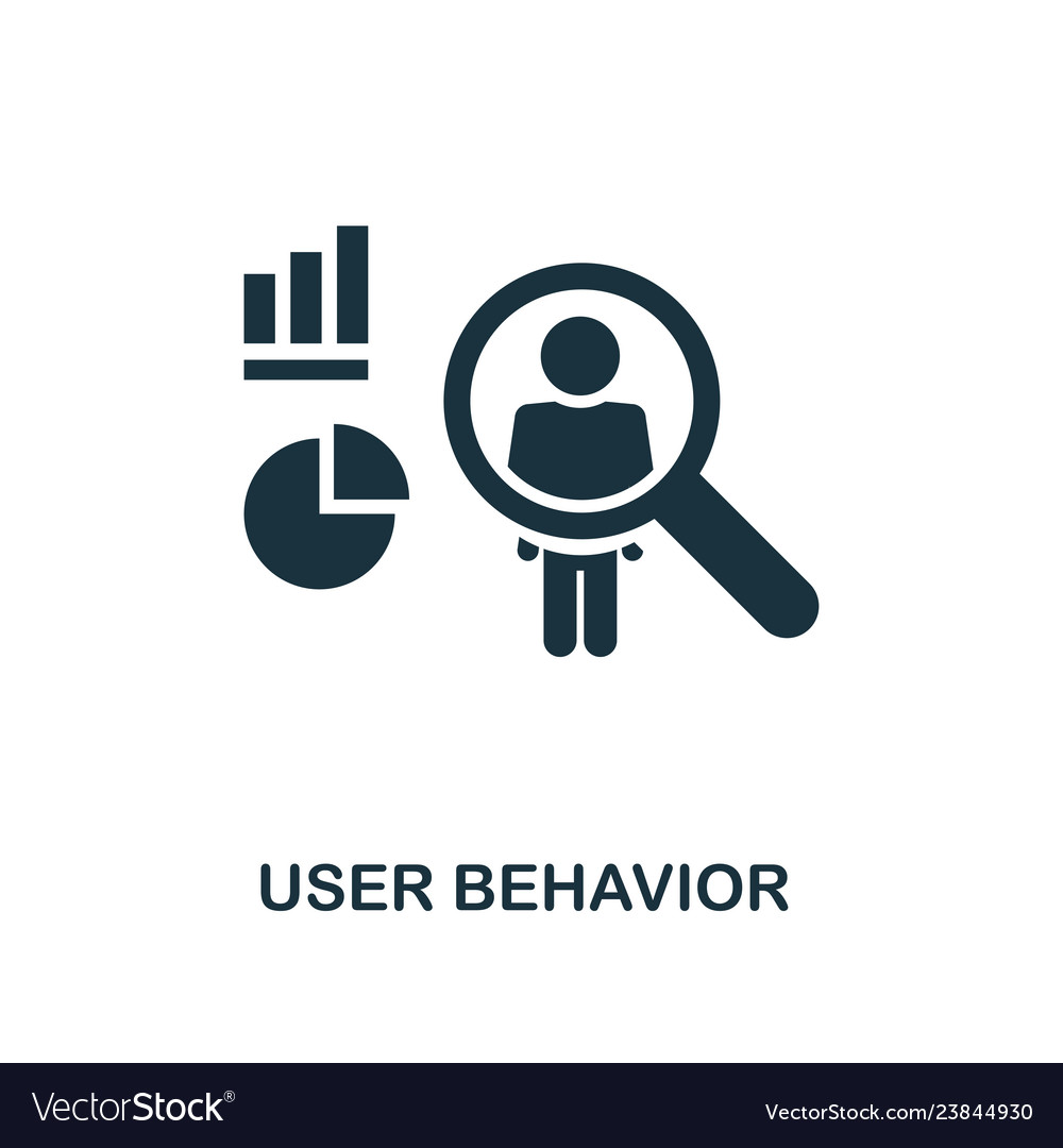 User Behavior Icon - Data Analysis