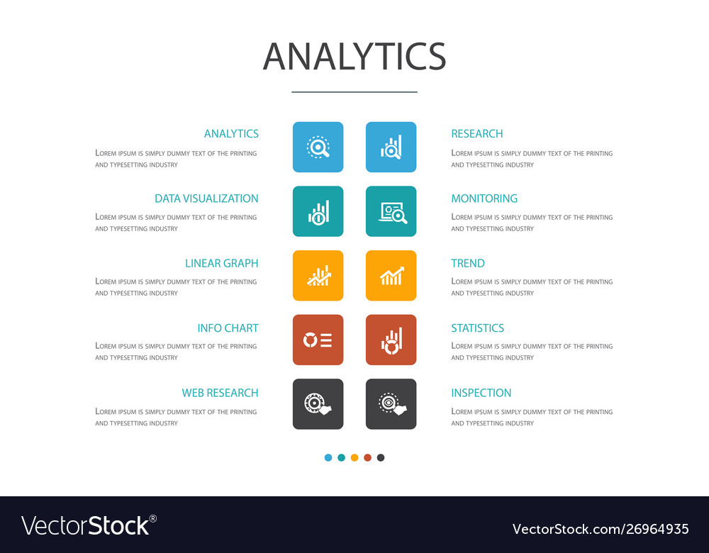 Analytics infographic 10 option conceptlinear