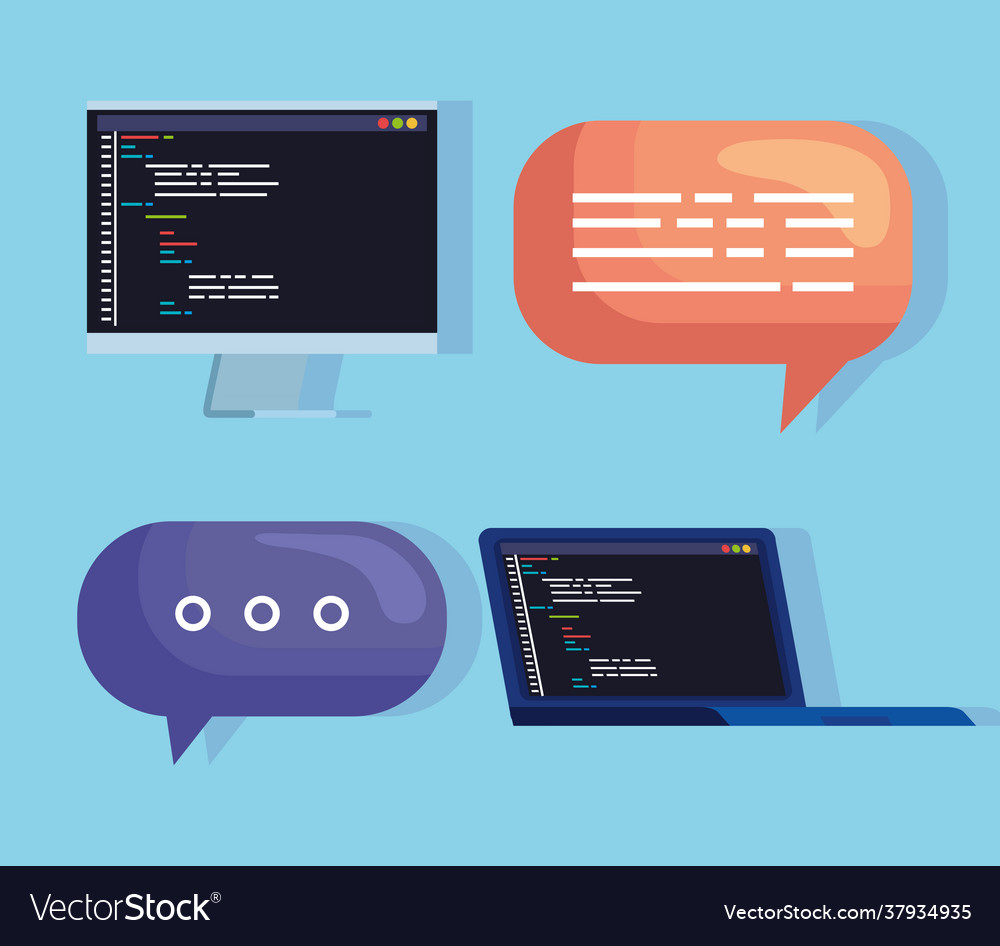 Development programming icons